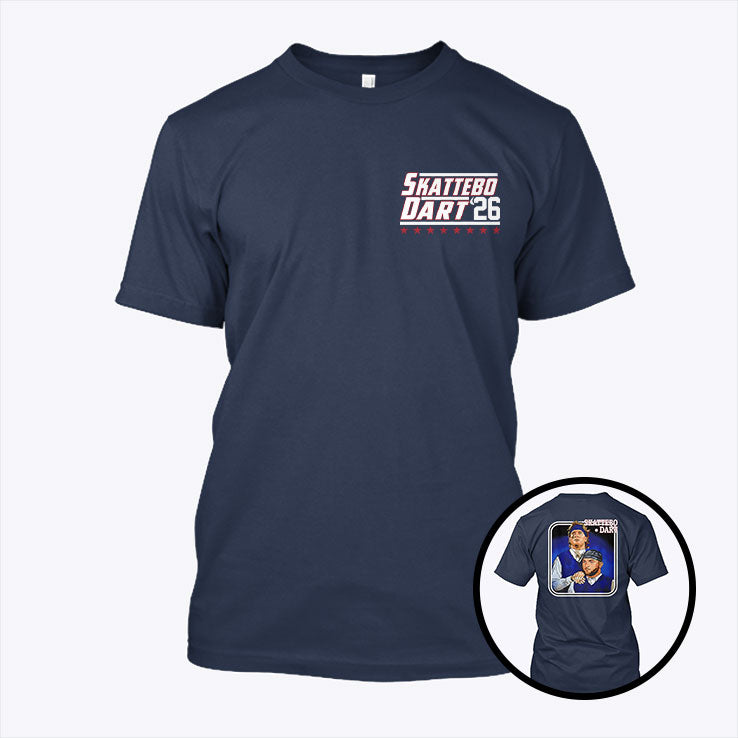 Jaxson Dart & Cam Skattebo New York G Step Brothers T Shirt