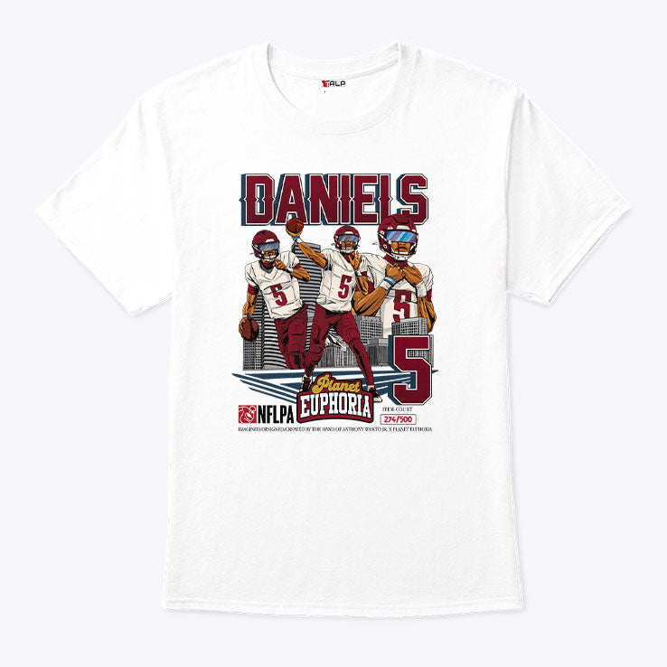 Jayden Daniels Vintage Football Shirt