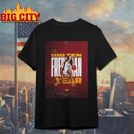 Jazzy Davidson USC Trojans Women’s Basketball Big 10 Freshman Of The Year Shirt