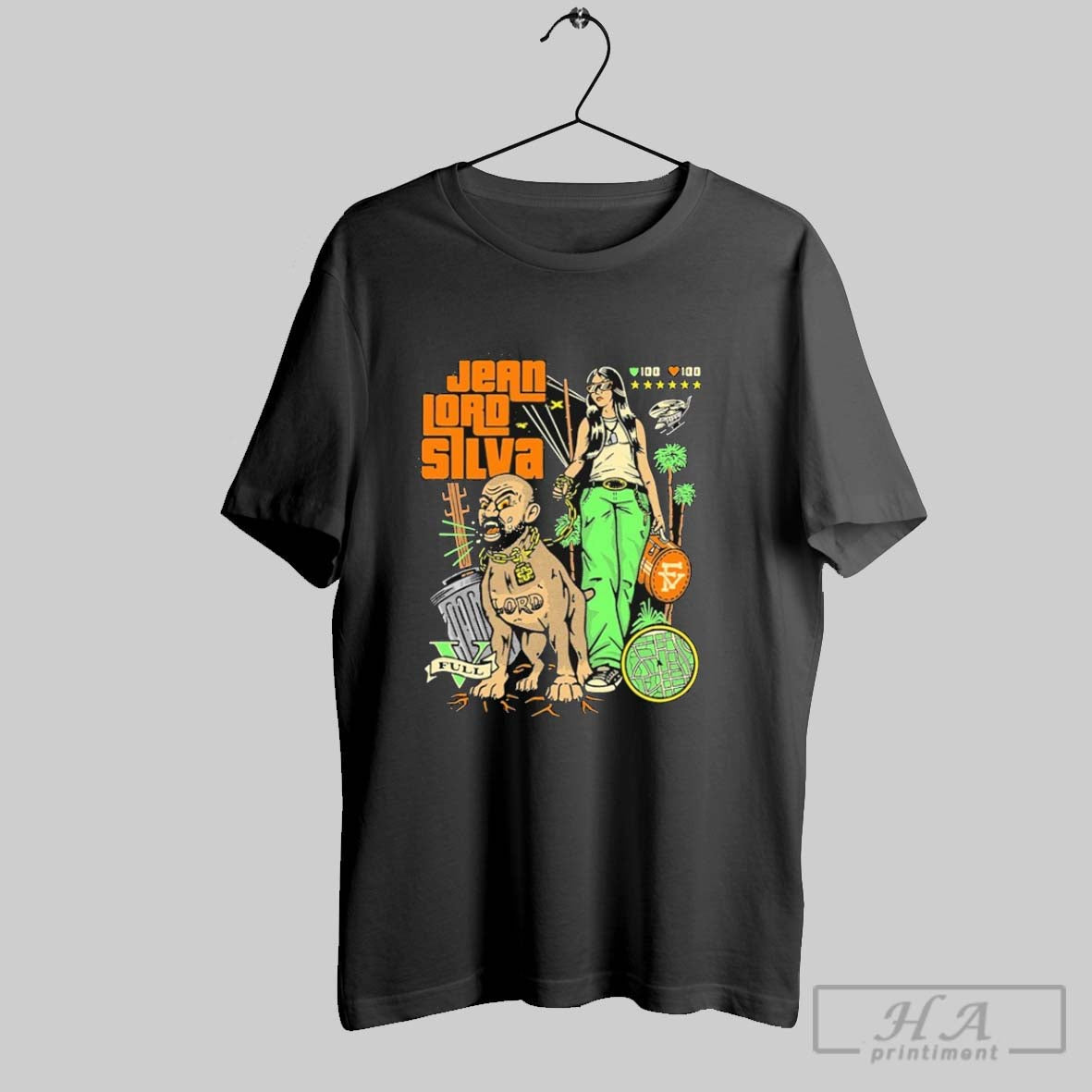 Jean Silva Lord Gtafv Full Violence T Shirts
