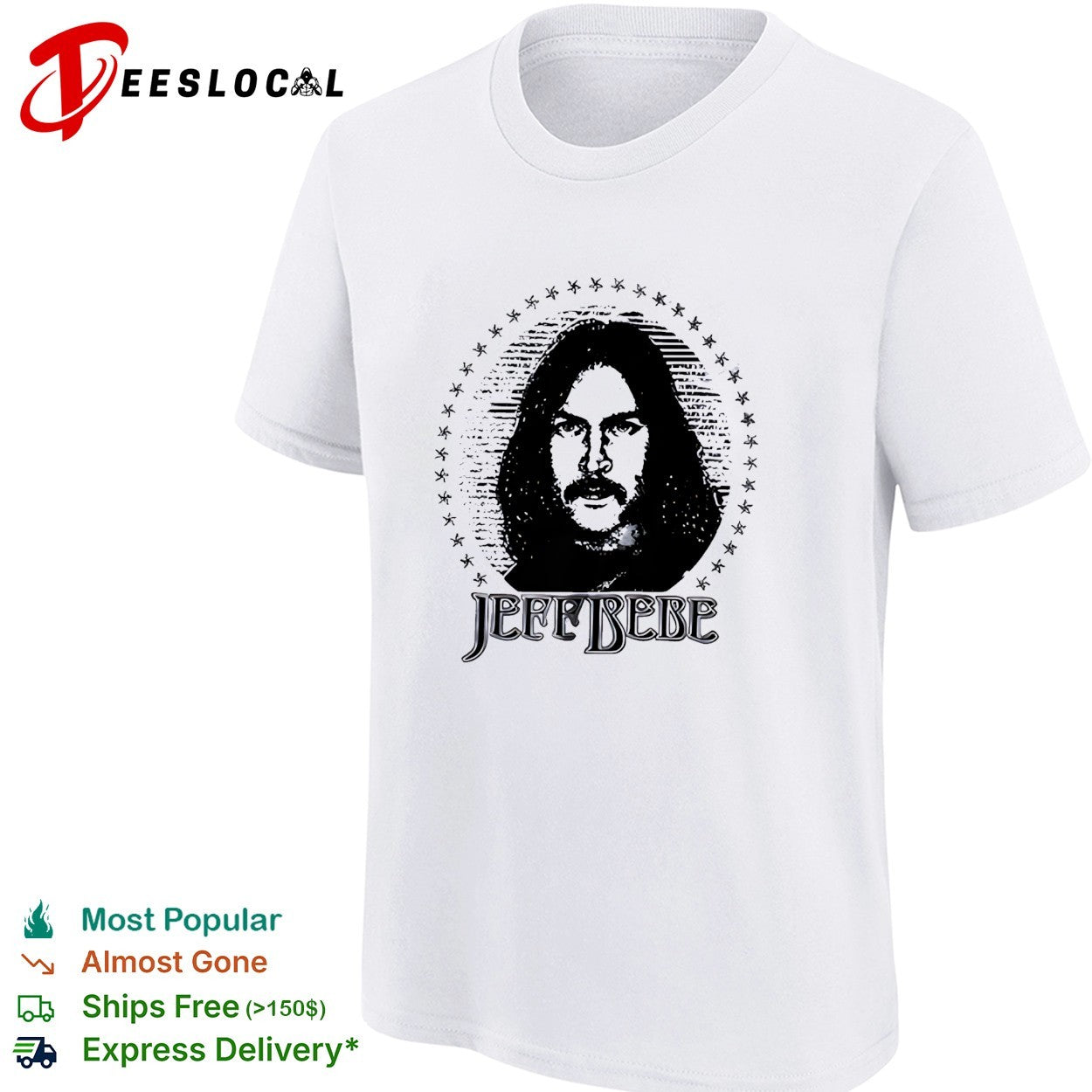 Jeff Bebe Almost Famous portrait shirt