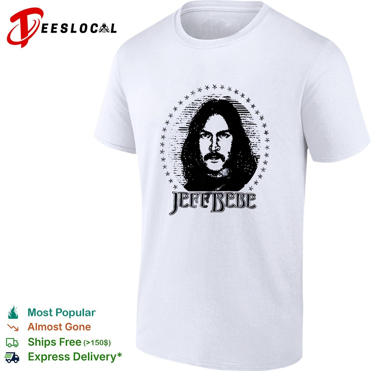 Jeff Bebe Almost Famous portrait shirt