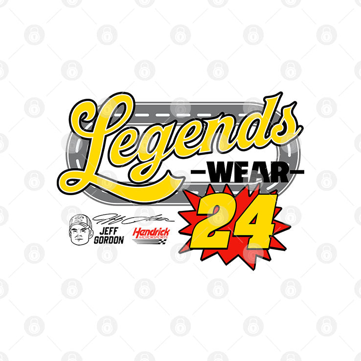 Jeff Gordon Legends Wear 24 Hendrick Motorsports T Shirt