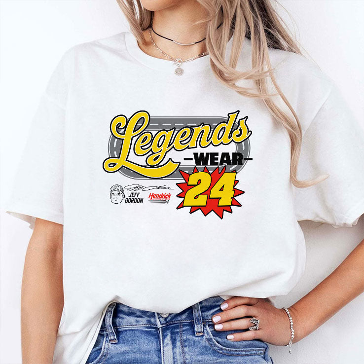 Jeff Gordon Legends Wear 24 Hendrick Motorsports T Shirt