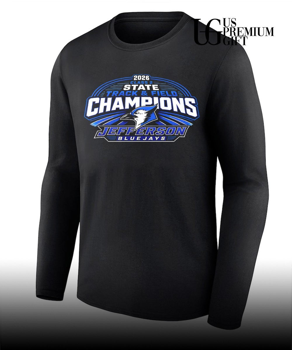 Jefferson Bluejays Class 2 State Track & Field Champions 2026 shirt