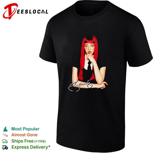 Jennie Blackpink Jennie signature portrait aesthetic Kpop music idol shirt