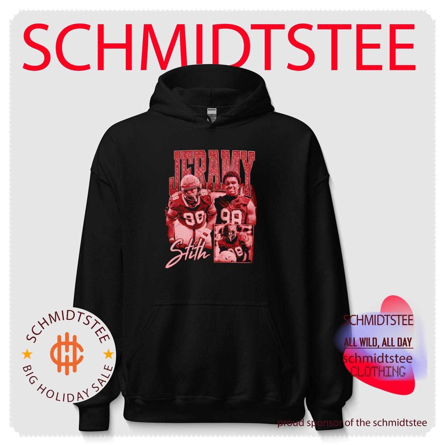 Jeramy Stith Football Tribute sports apparel shirt
