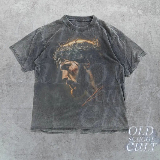 Jesus Vintage 90s Graphic Shirt, Jesus Shirt, Easter Shirt, Christian Easter Shirt, Retro Halftone Graphic Shirt, He Has Rizzen,Unisex Shirt