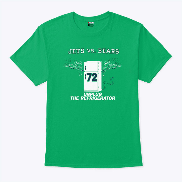Jets Vs Bears Unplug The Refrigerator Shirt