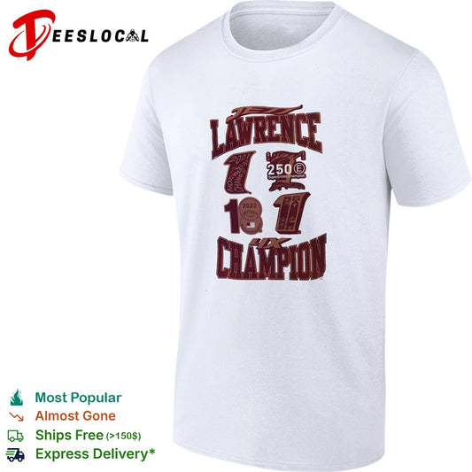 Jett Lawrence 4x Champion 2021 2022 2023 Motocross Supercross career stats fan shirt