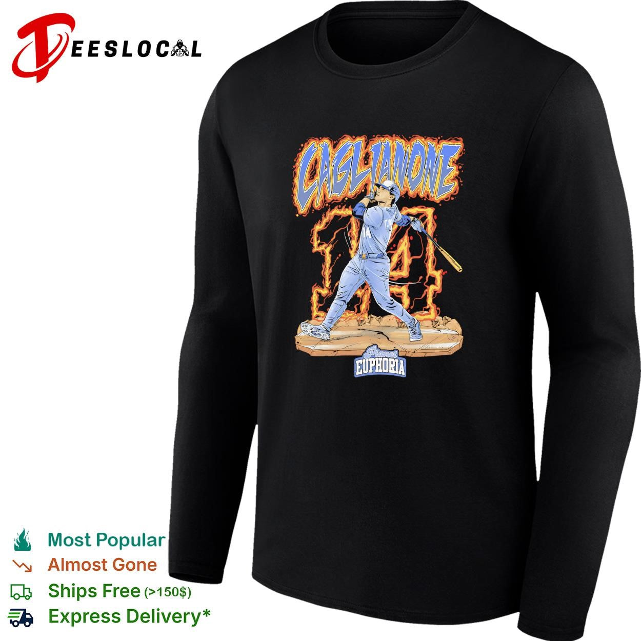 Jac Caglianone Florida Gators MLB Players Planet Euphoria graphic apparel shirt