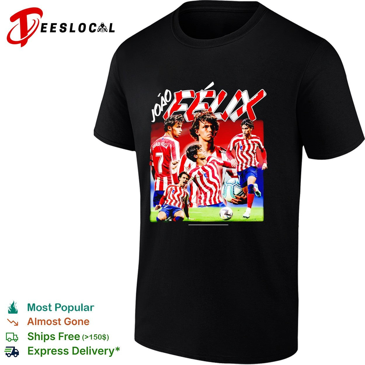 Joao Felix dribbling collage shirt