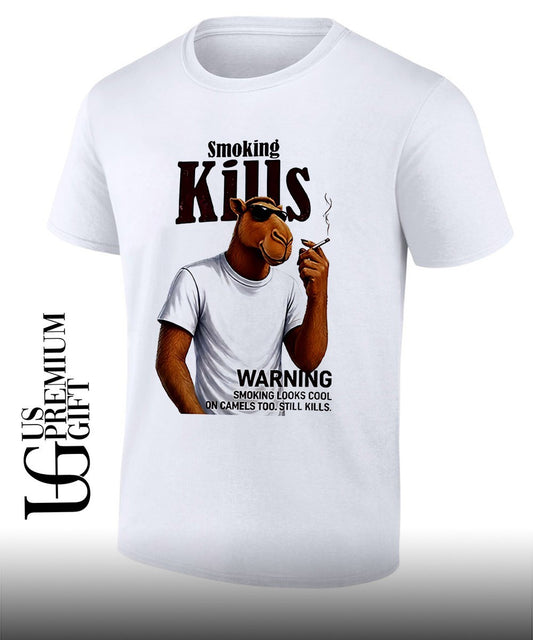 Joe Camel smoking Kills warning looks cool on camels too still kills shirt