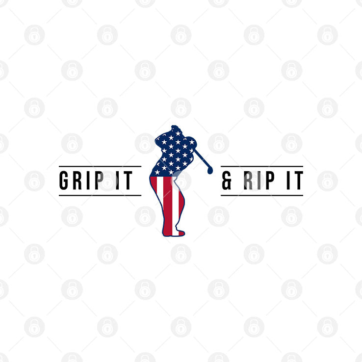John Daly Grip It And Rip It Patriotic Golf Fan Funny 4th Of July Golfer Graphic T Shirt