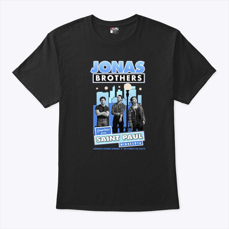 Jonas Brothers Greetings From Saint Paul Minnesota T Shirt
