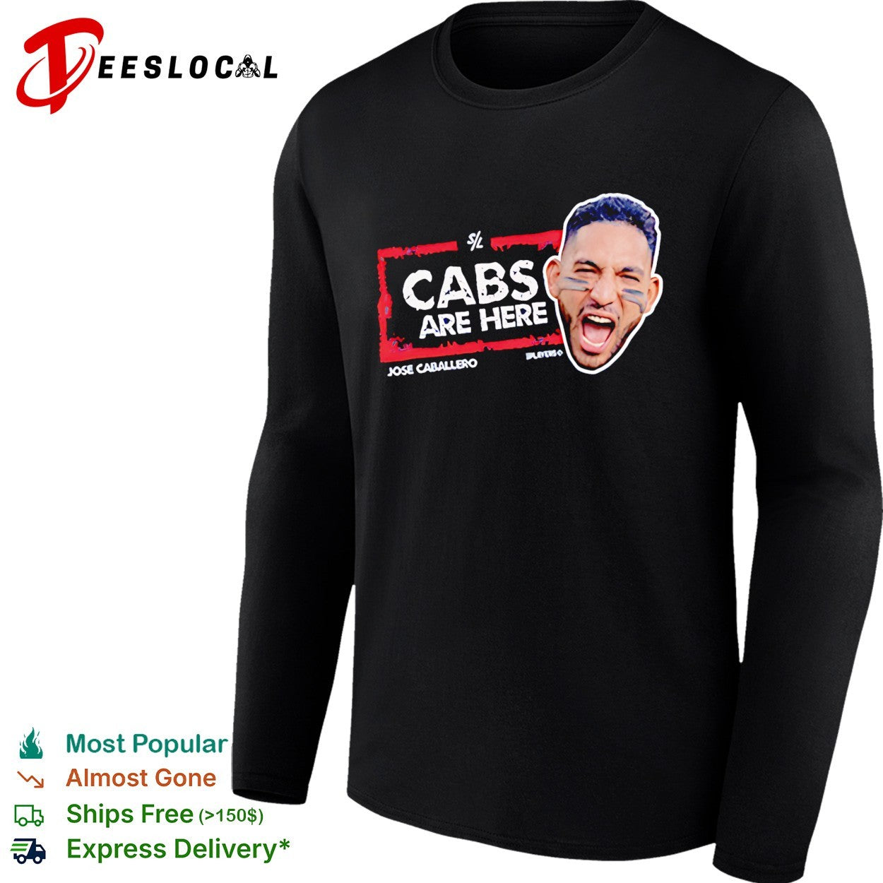 Jose Caballero New York Yankees cabs are here pun real MLB player shirt