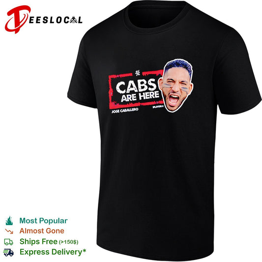 Jose Caballero New York Yankees cabs are here pun real MLB player shirt