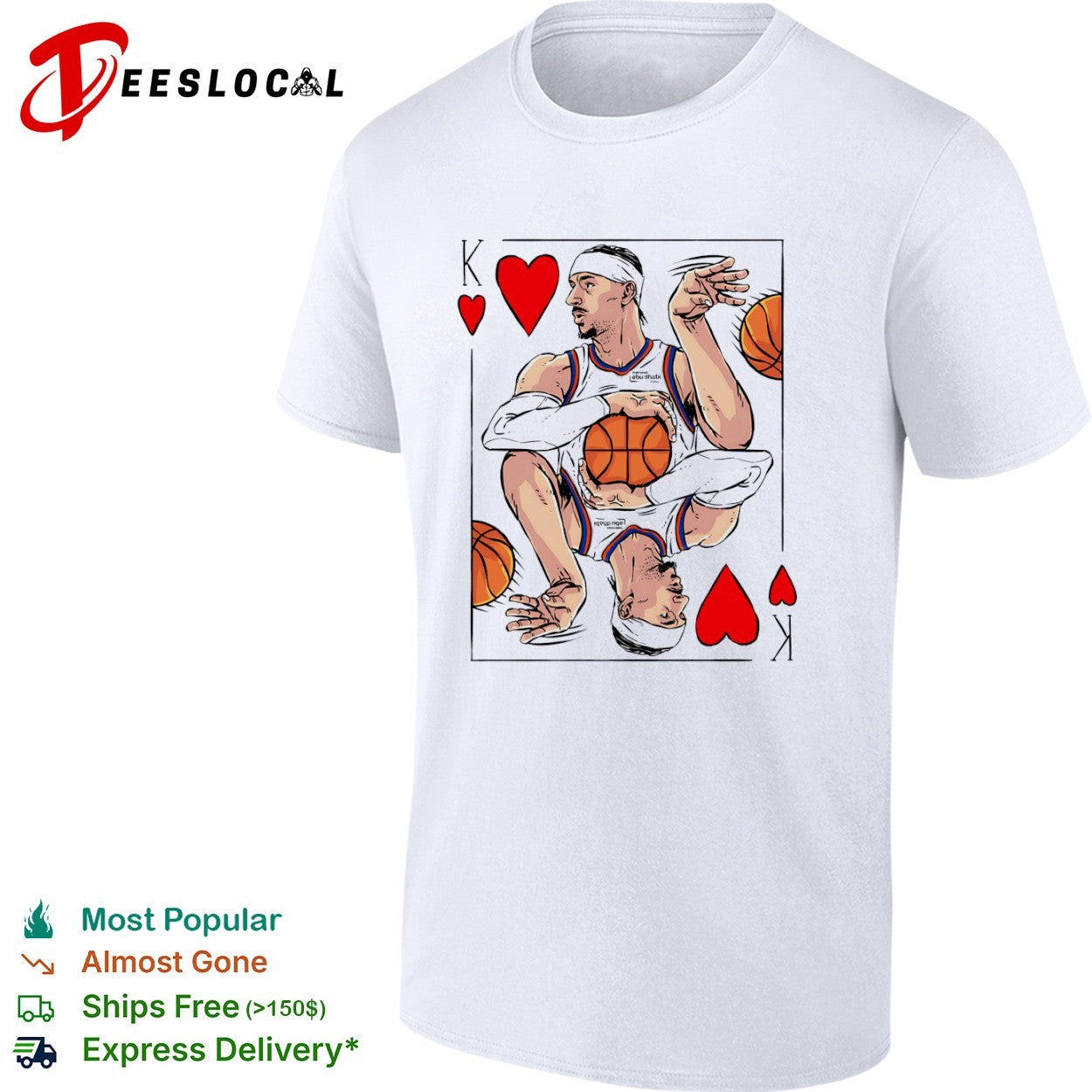 Josh Hart New York Knicks NBA King of Hearts shirt