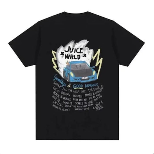 Juice Wrld Album Cover Tribute Tee Shirt VIntage Sweatshirt Hoodie For Men Women, Choose your Color, All Weather Gear, Choose Your Style, Fit for all, For Everyone