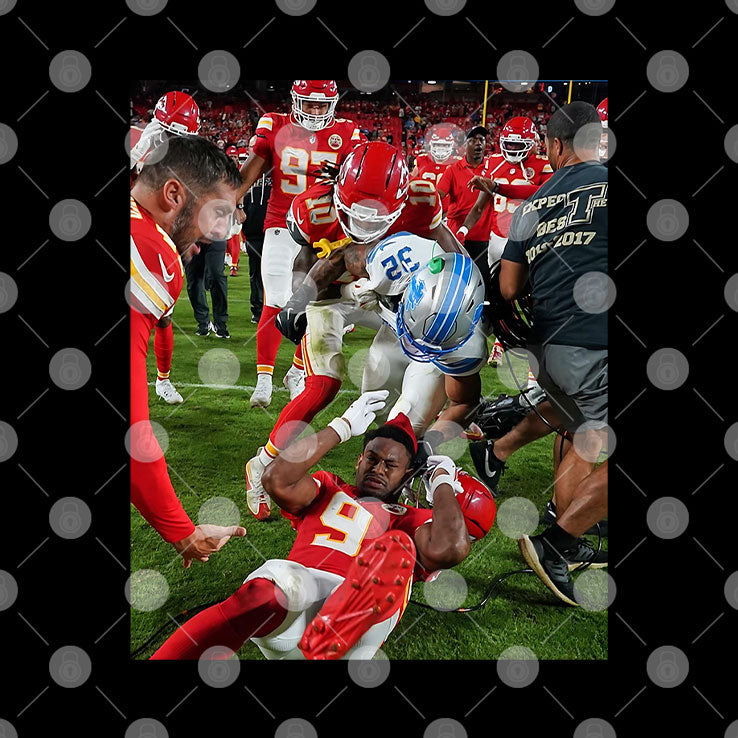 Juju Smith-Schuster Vs Brian Branch Tackle Postgame Scuffle Breaks Out Shirt