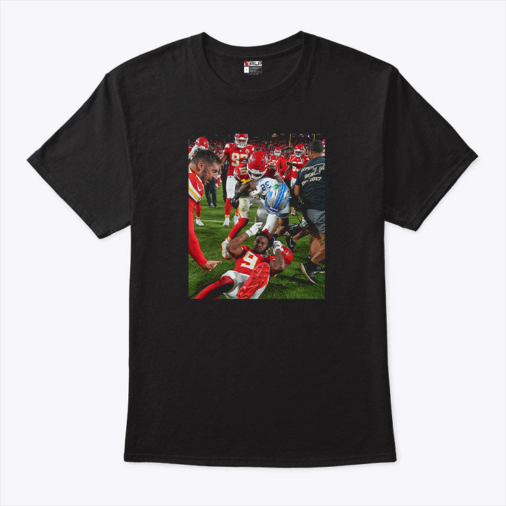 Juju Smith-Schuster Vs Brian Branch Tackle Postgame Scuffle Breaks Out Shirt