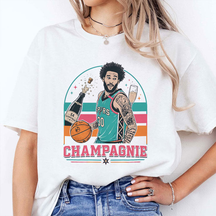Julian Champagnie Funny Champagne T Shirt