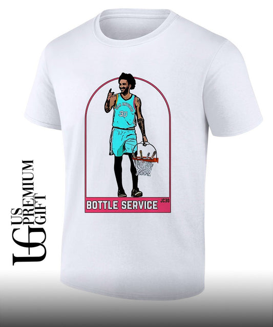 Julian Champagnie San Antonio Spurs NBA Bottle Service shirt