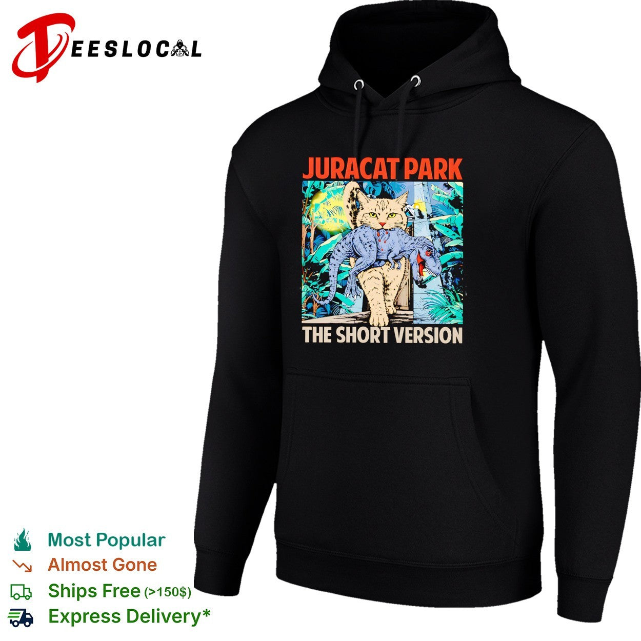 Juracat Park the short version shirt