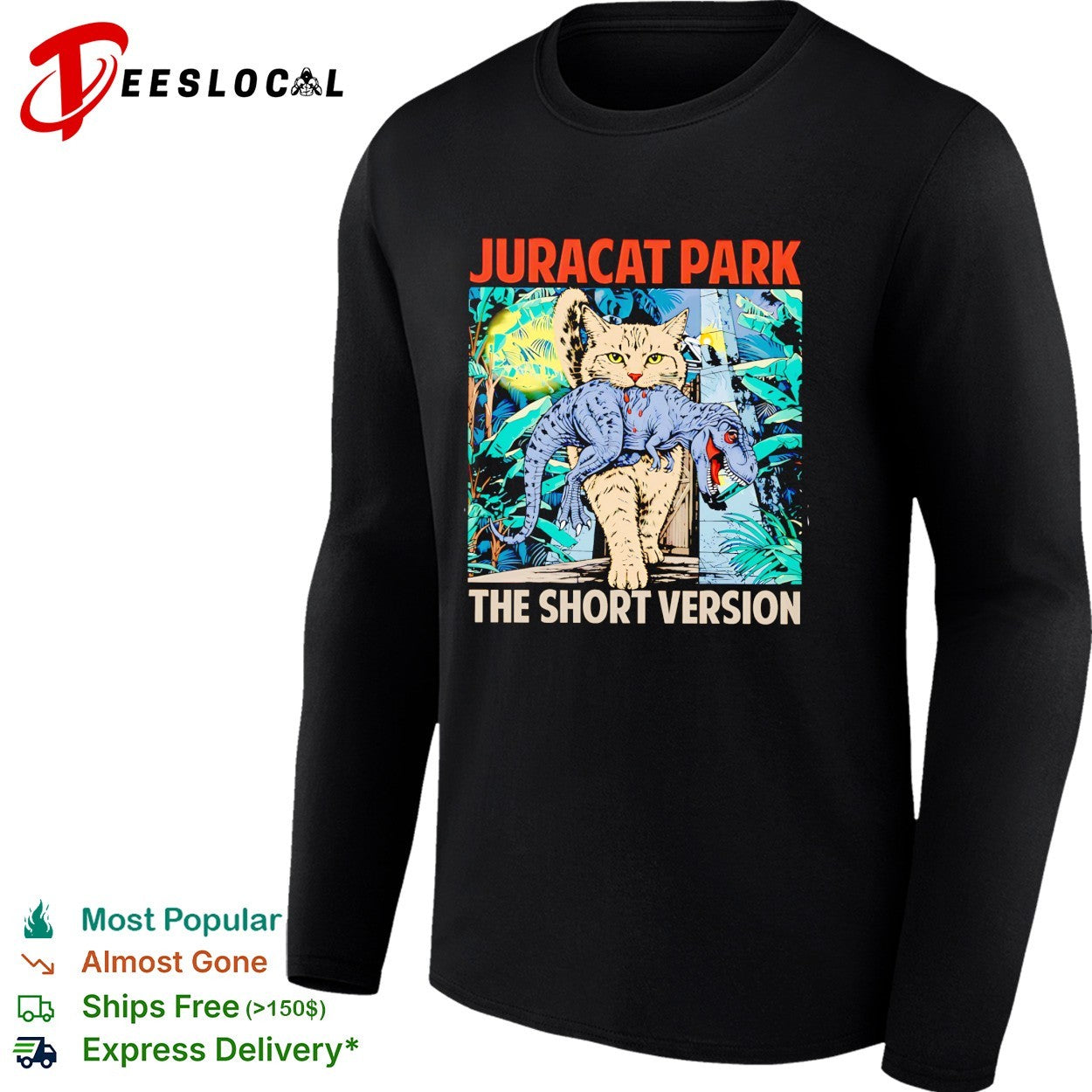 Juracat Park the short version shirt