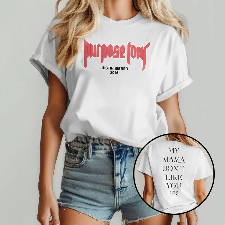 Justin Bieber Purpose Tour 2016 Shirt