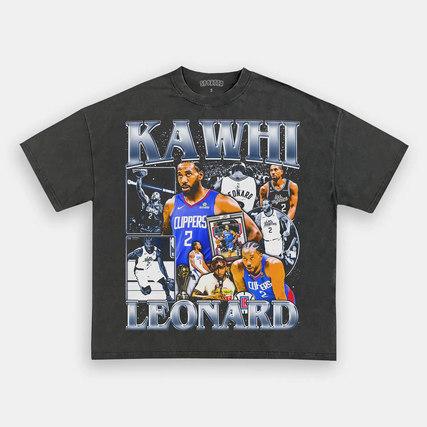 KAWHI LEONARD V2 TEE Style002 - clothing by TeeHivey.com (Image 1)
