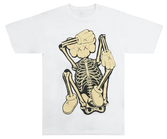 KAWS Skeleton New Fiction T-Shirt Bone 2021 (KAWS-SS01) Men's Size S-XL