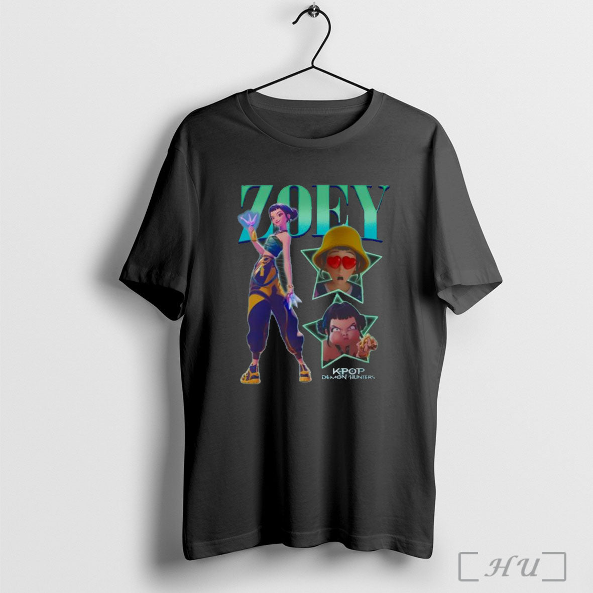 Kpop Demon Hunters Zoey Collage T Shirt