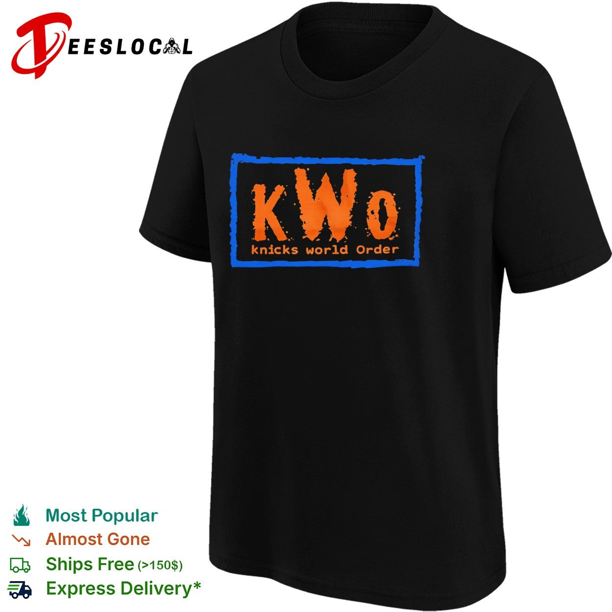 KWO Knicks World Order New York Knicks NBA Wrestling shirt