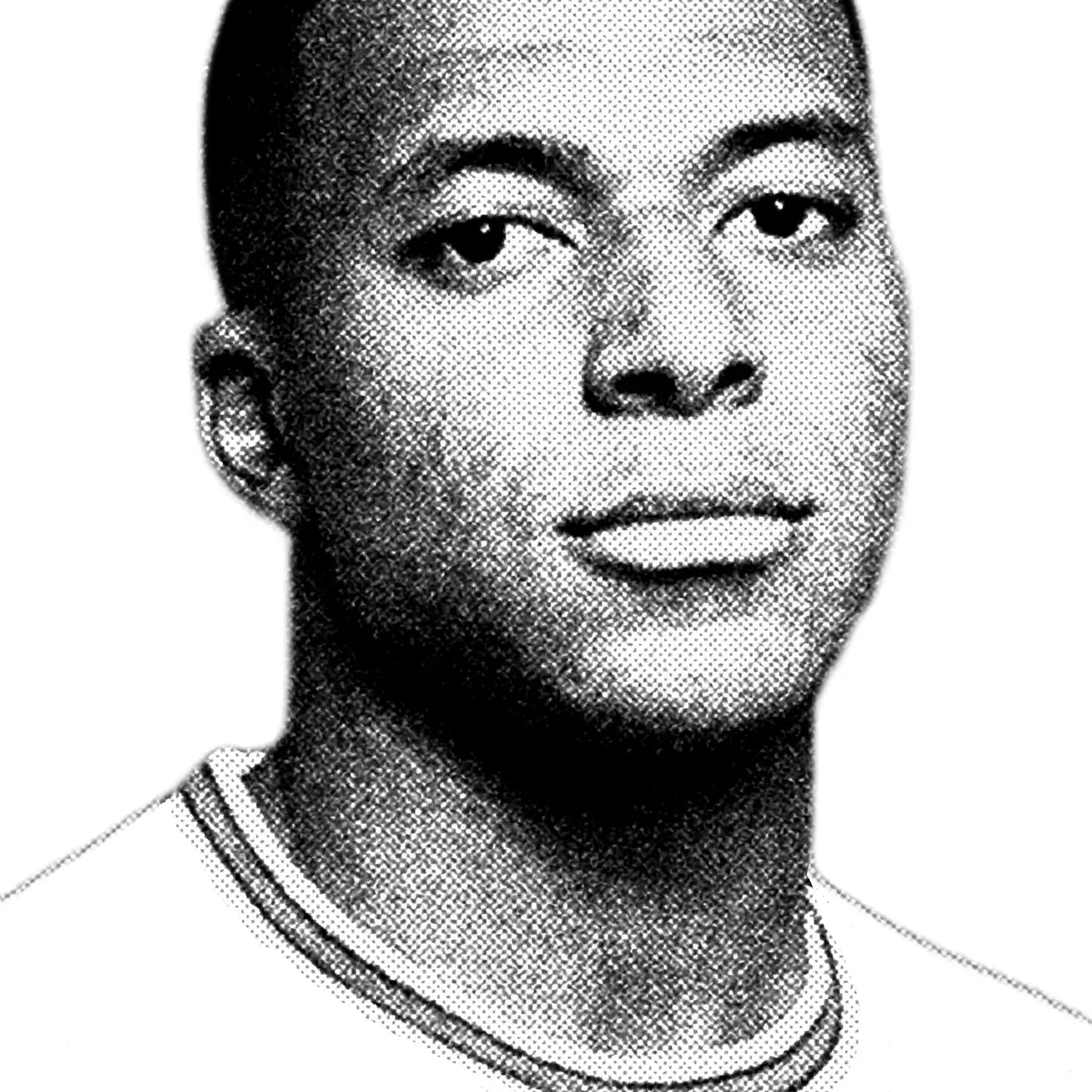 KYLIAN MBAPPE WHITE TEE Style001