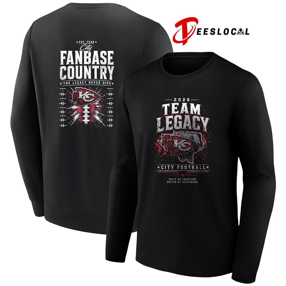 Kansas City Chiefs team legacy built on tradition driven by greatness city fanbase country shirt