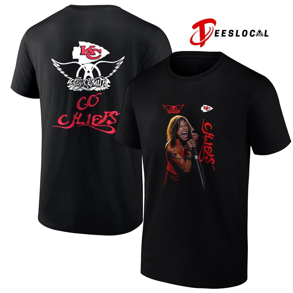 Kansas City Chiefs x Aerosmith graphic shirt