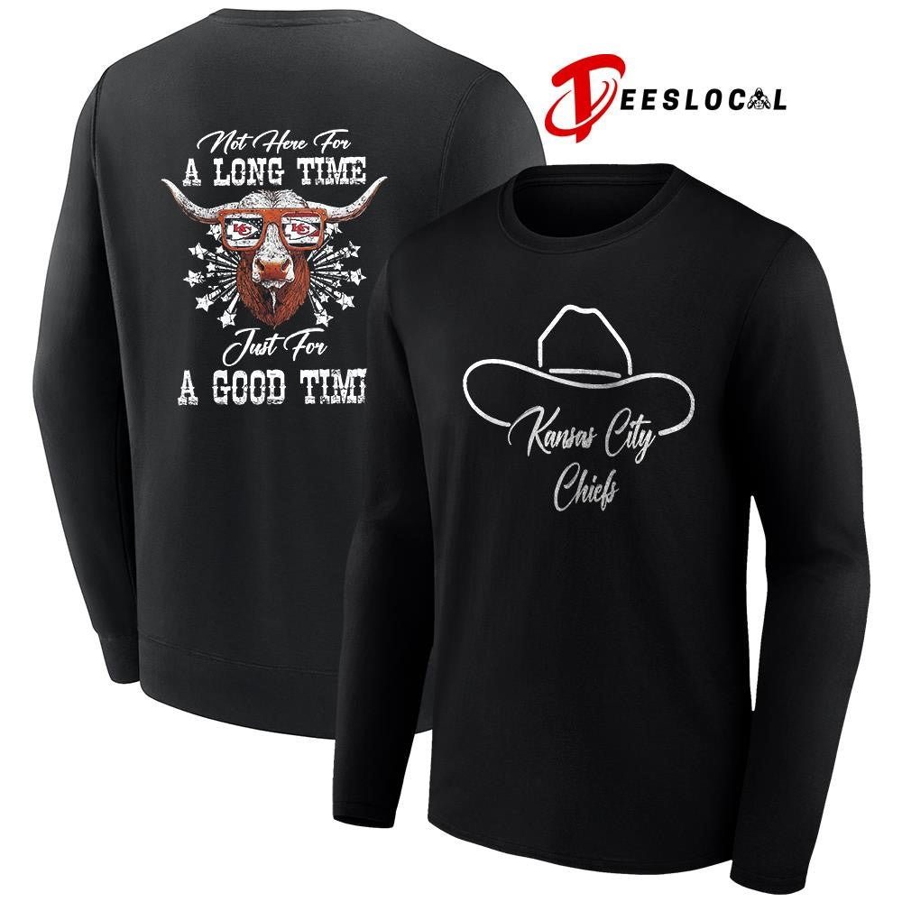 Kansas City Chiefs x George Strait not here for a long time just for a good time shirt