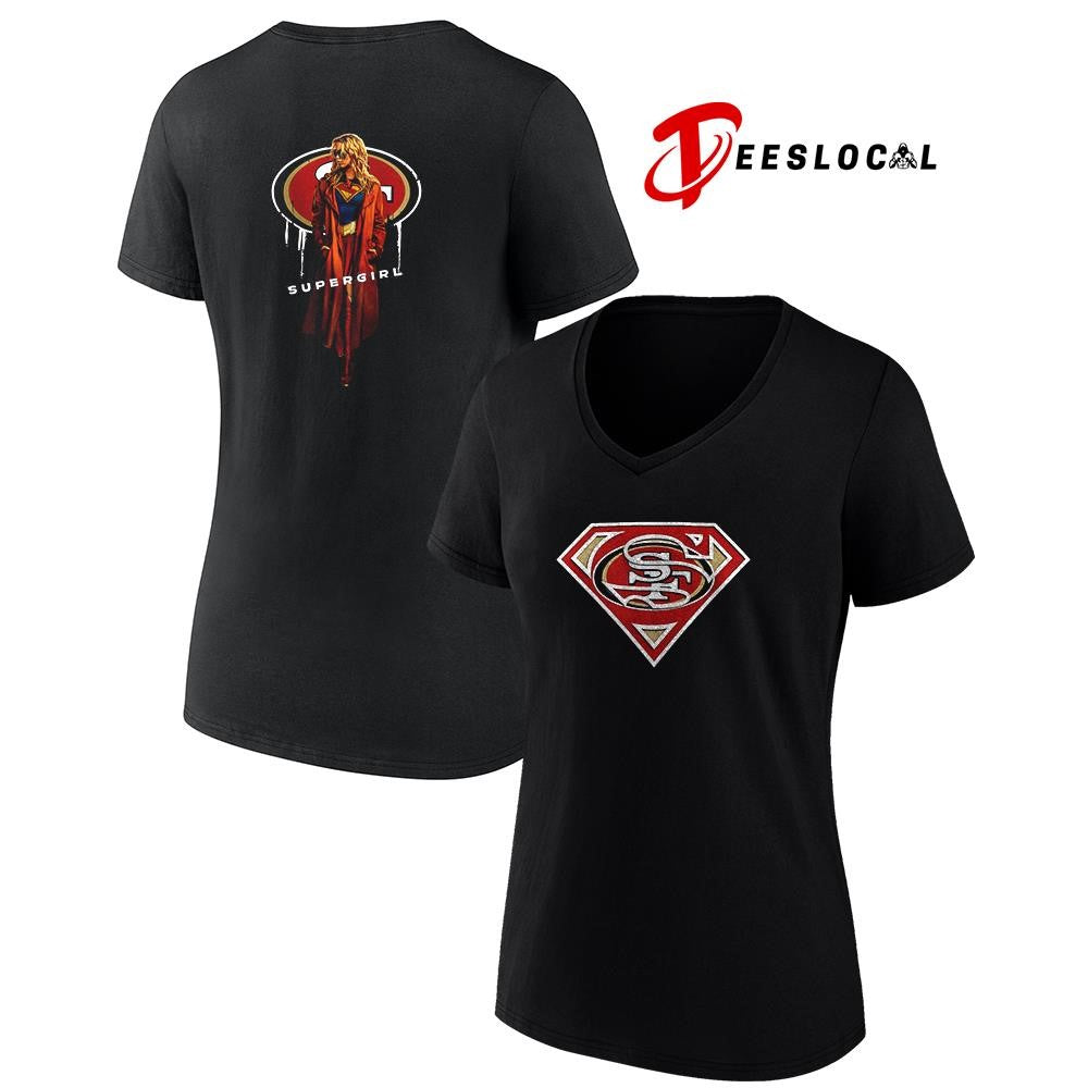 Kansas City Chiefs x Supergirl graphic shirt