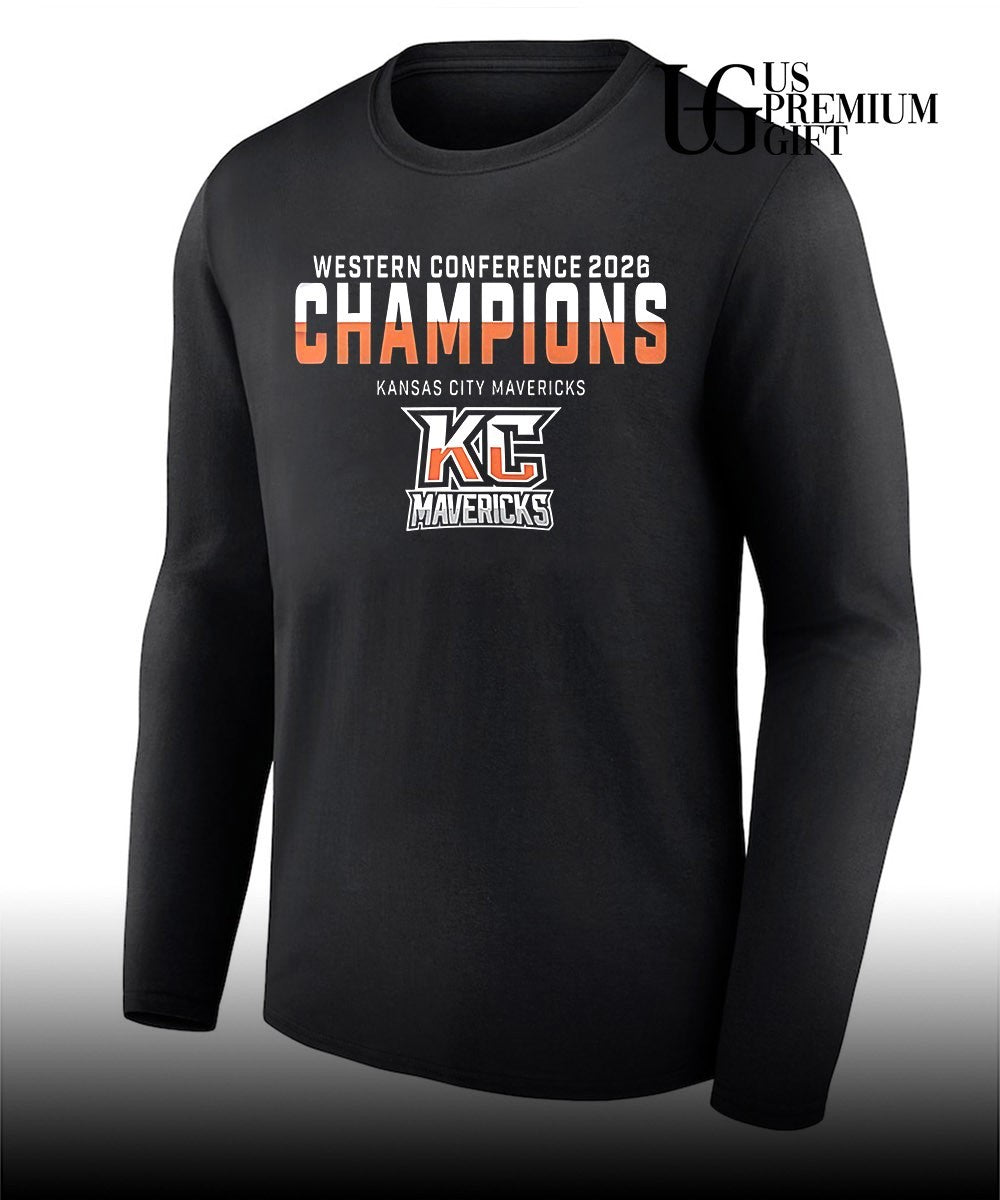Kansas City Mavericks 2026 Western Conference Champions 2026 shirt