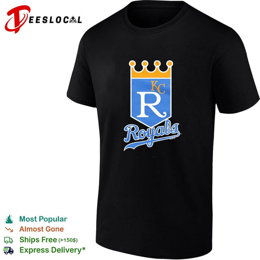 Kansas City Royals KC crown royal shield baseball logo vintage shirt