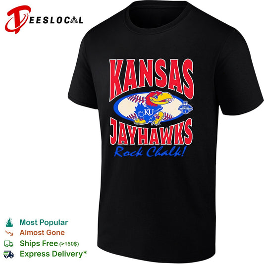 Kansas Jayhawks 2006 Baseball Championship Rock Chalk KU Jayhawk NCAA shirt