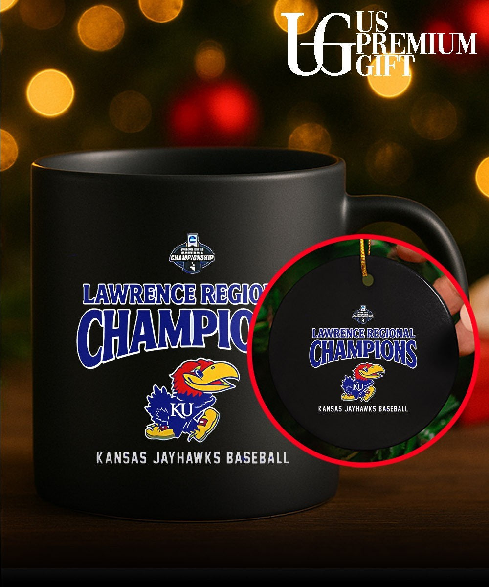 Kansas Jayhawks Baseball Lawrence Regional Champions 2026 shirt