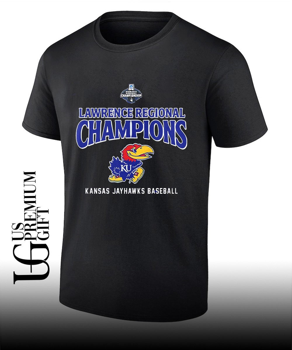 Kansas Jayhawks Baseball Lawrence Regional Champions 2026 shirt