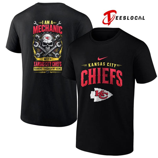 KansasCityChiefsIamamechanicrunningthroughmyveinsskeletonshirt