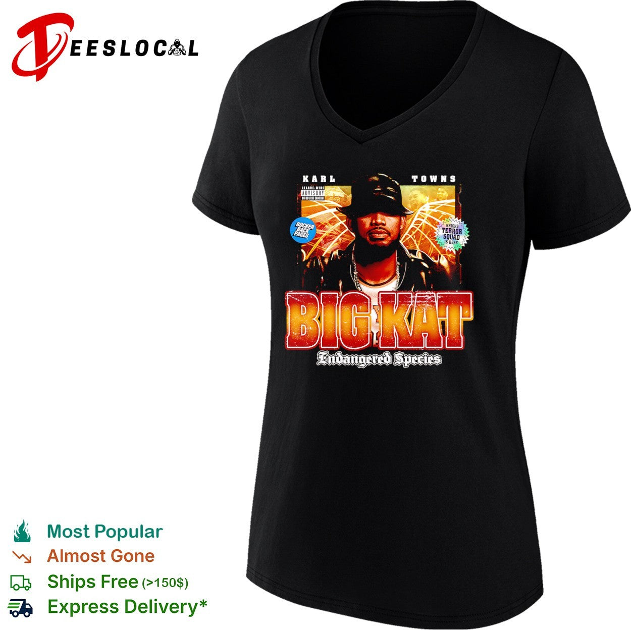 Karl-Anthony Towns New York Knicks Big Kat Endangered Species League-Wide Advisory shirt