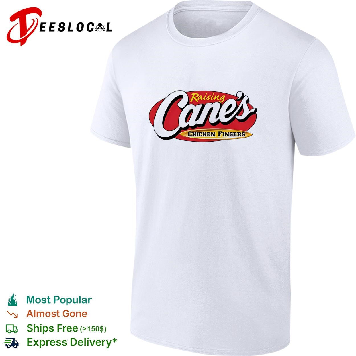 Karl Anthony wearing Towns KAT Raising Cane’s Chicken Fingers shirt