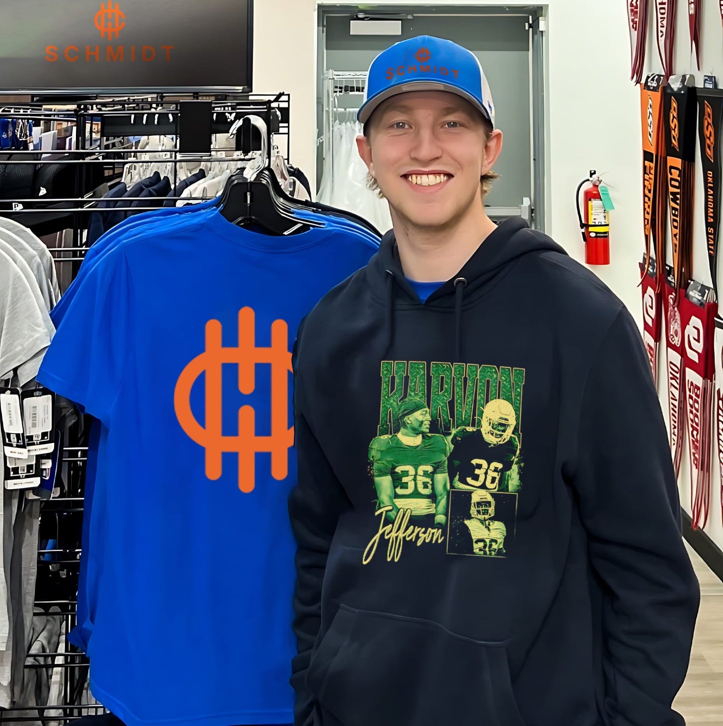 Karvon Jefferson Football Player athlete graphic shirt