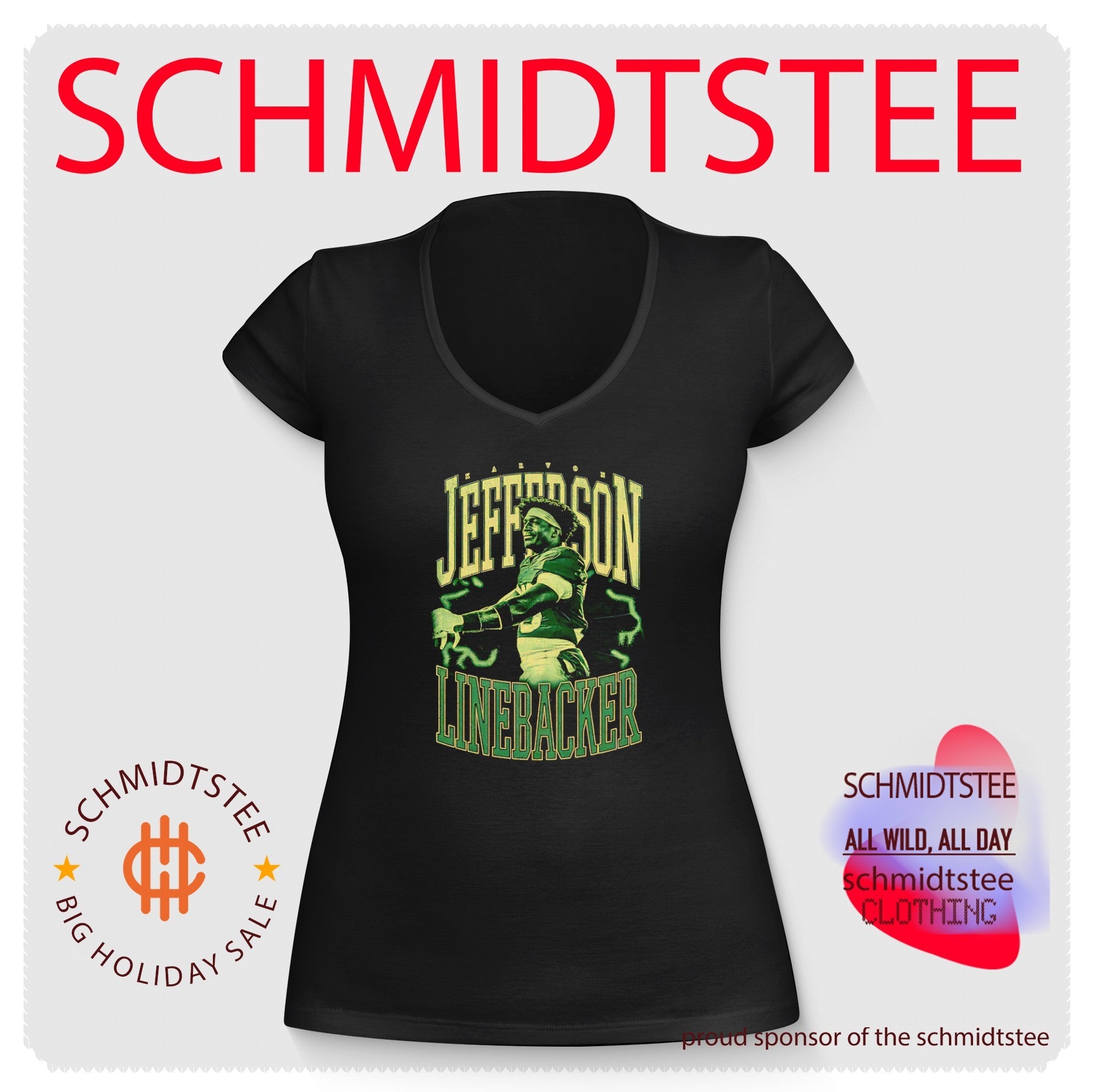 Karvon Jefferson Linebacker football athlete shirt