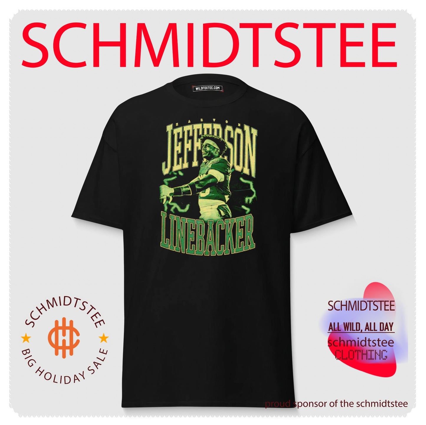 Karvon Jefferson Linebacker football athlete shirt